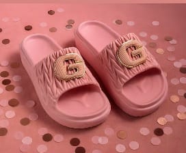 ​Stylefire Women’s Slip-On Flat Slides | Soft Cushion Daily Wear Mule Sandals